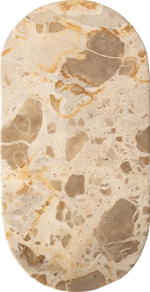 Planche marbre ovale AUM