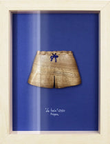 Cadre cabinet de curiosité en bois artisanal AMM