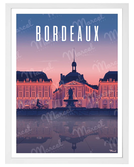 Affiche marcel bordeaux 30/40 MAR