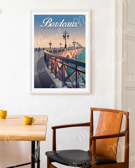 Affiche marcel bordeaux 30/40 MAR