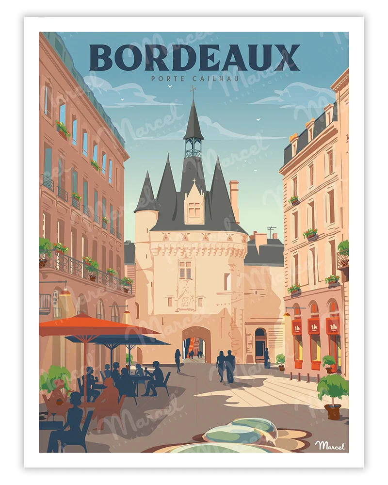 Affiche marcel bordeaux 30/40 MAR