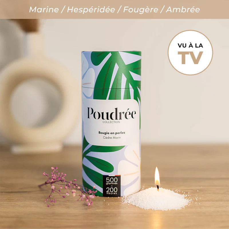 Bougie en poudre et accessoires POU