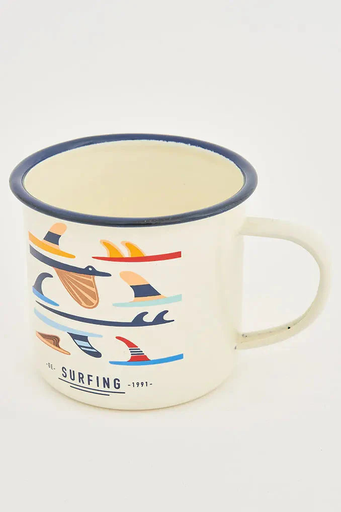 Mug émaillé surf BAT