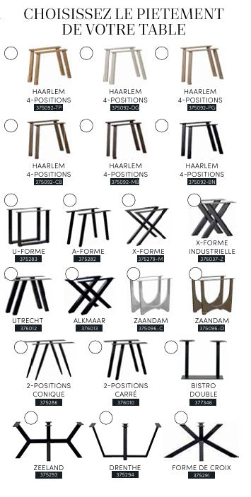 Plateau de table bois massif rectangulaire TABLO DEE