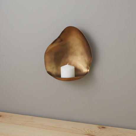 Etagère bronze pour bougie BEH