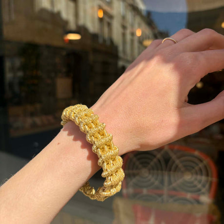 Bracelet tressé soie de cactus SHU