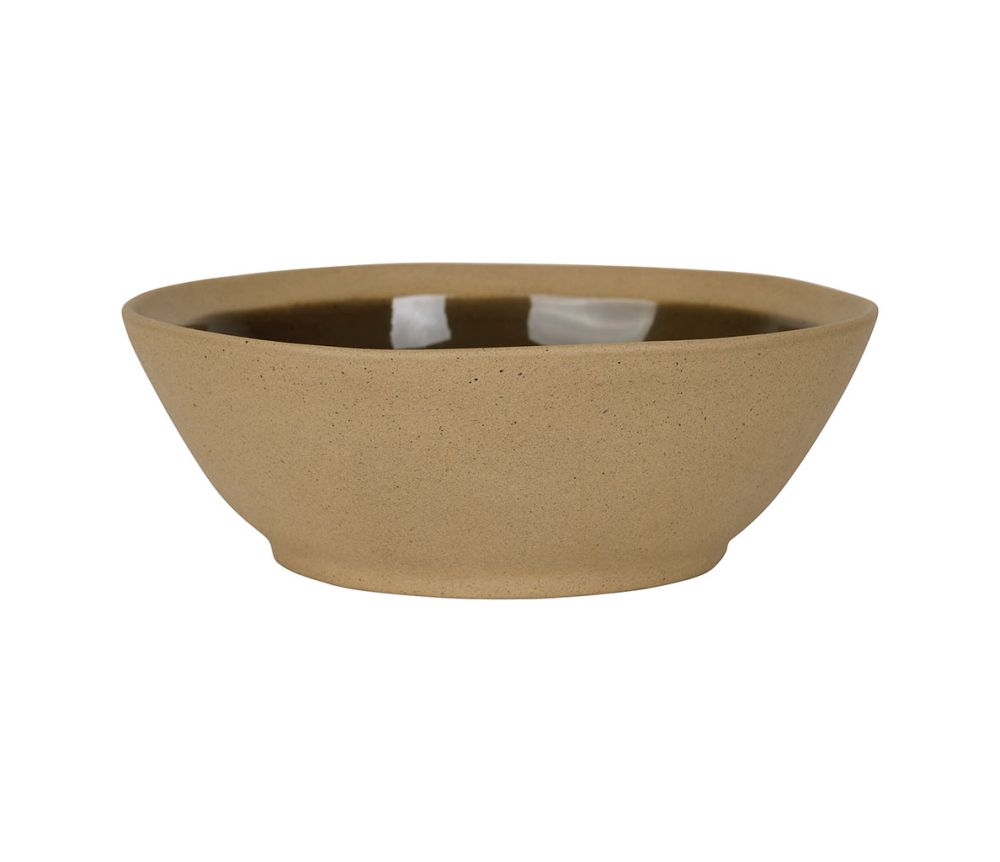 Assiette creuse Jade grès COT