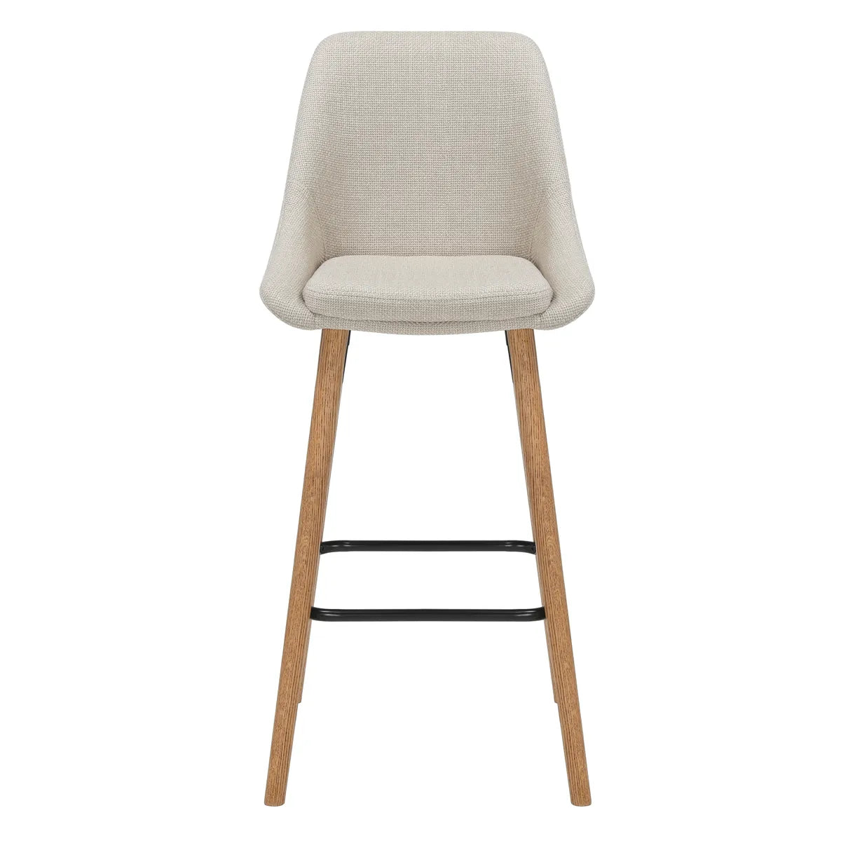 Chaise IBAR snack tissu et pieds bois  ZAG