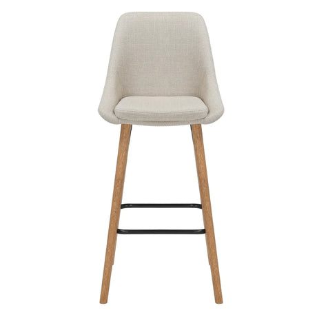 Chaise IBAR snack tissu et pieds bois  ZAG