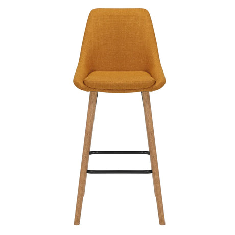 Chaise IBAR snack tissu et pieds bois  ZAG