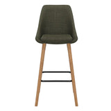 Chaise IBAR snack tissu et pieds bois  ZAG