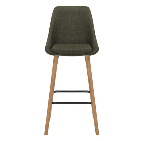 Chaise IBAR snack tissu et pieds bois  ZAG