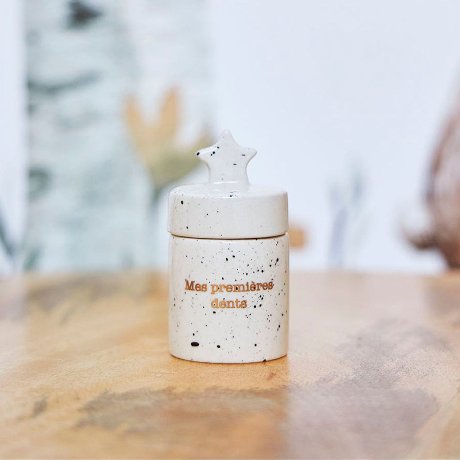 Boite à dent étoile dorée SEM