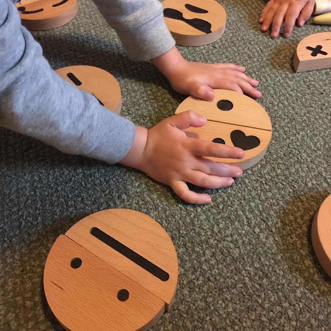 Aimants Bois Emoticone