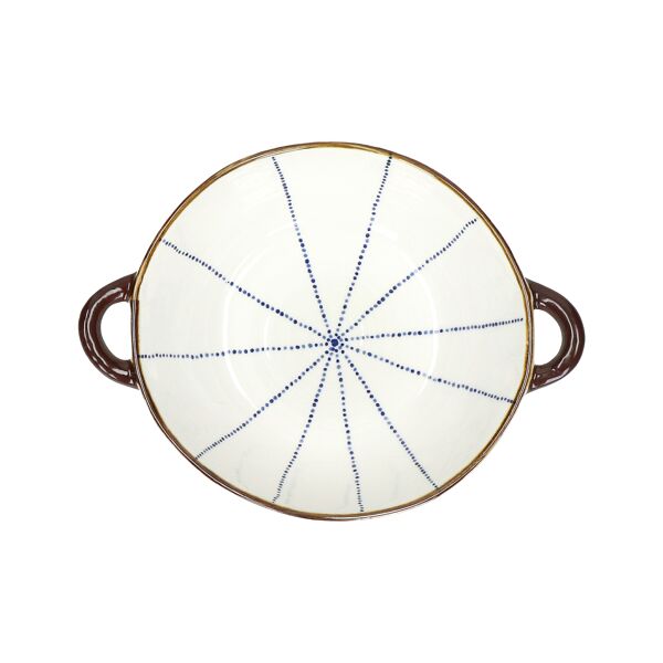 Saladier anse pm rayure POM