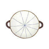 Saladier anse pm rayure POM