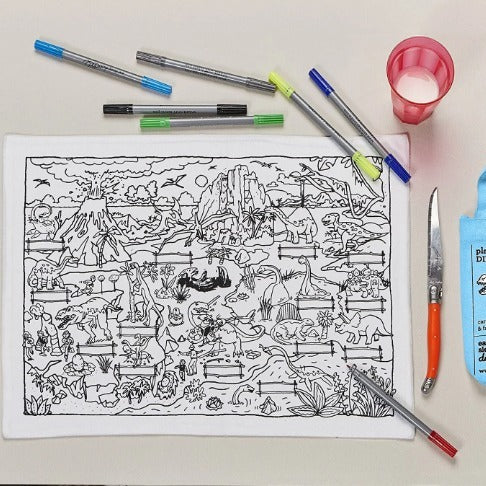 Set de table à colorier EAT