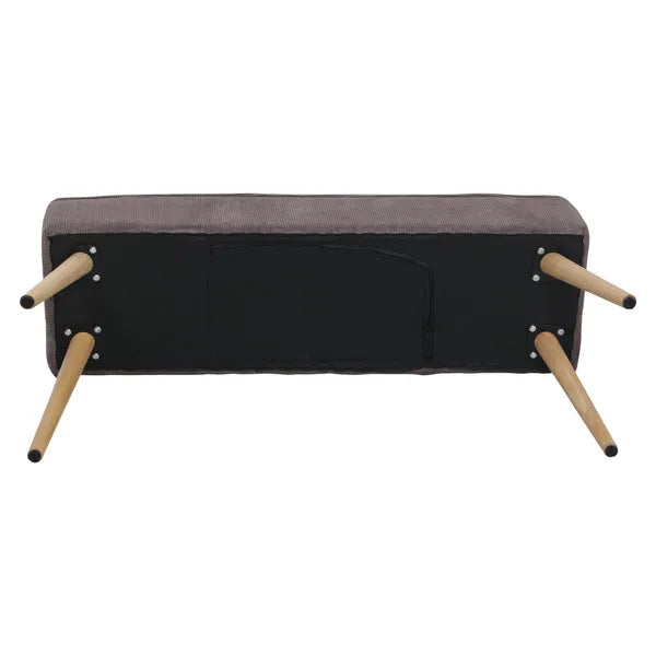 Banc popy  velours côtelé ou lisse ZAG