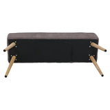 Banc popy  velours côtelé ou lisse ZAG
