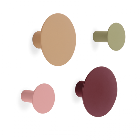 Lot 4 patères couleurs REM