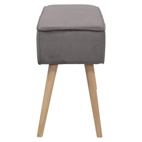 Banc popy  velours côtelé ou lisse ZAG