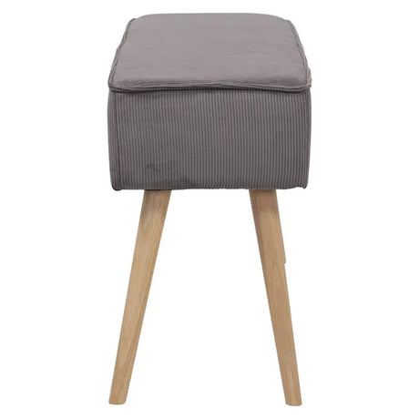 Banc popy  velours côtelé ou lisse ZAG