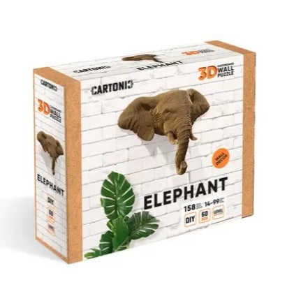 Puzzle 3D gm mural éléphant CAR