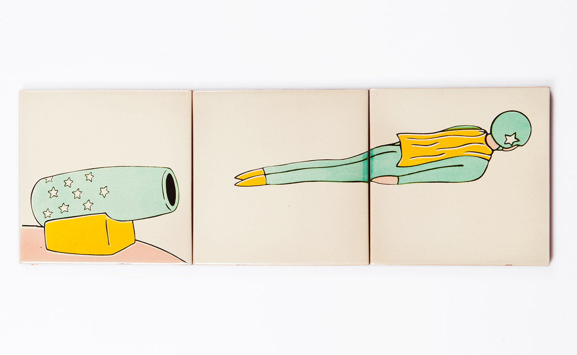 Carreaux l'homme canon