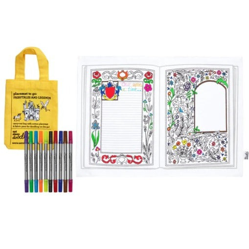 Set de table à colorier EAT