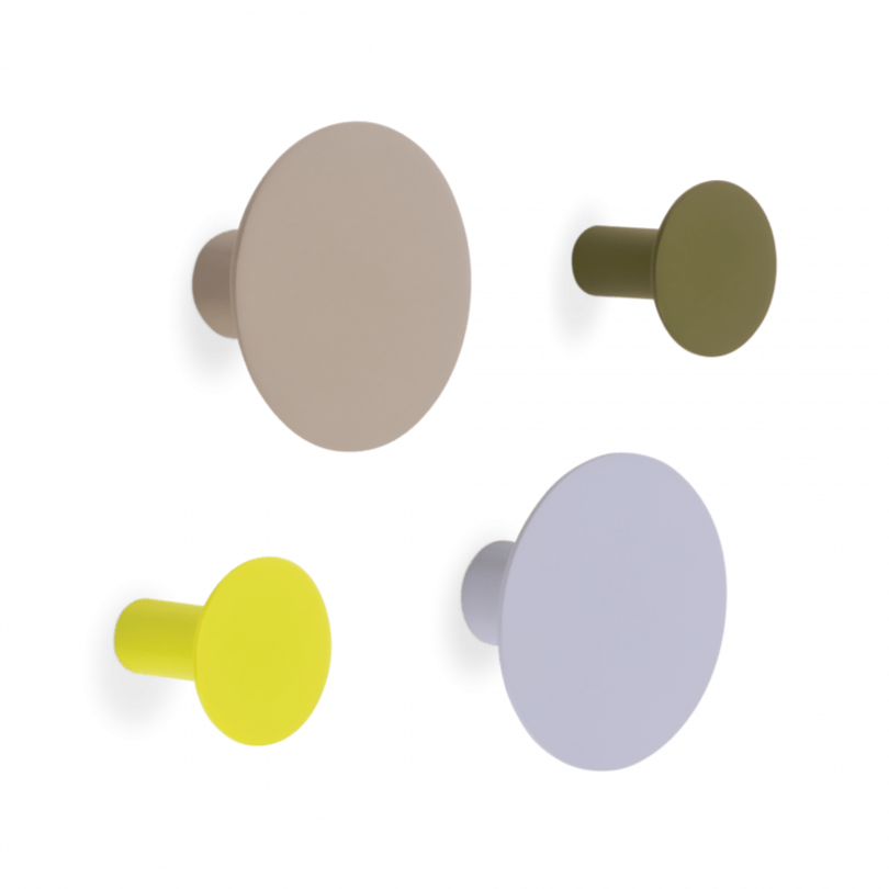 Lot 4 patères couleurs REM