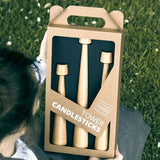 Set 3 chandeliers bois RIO