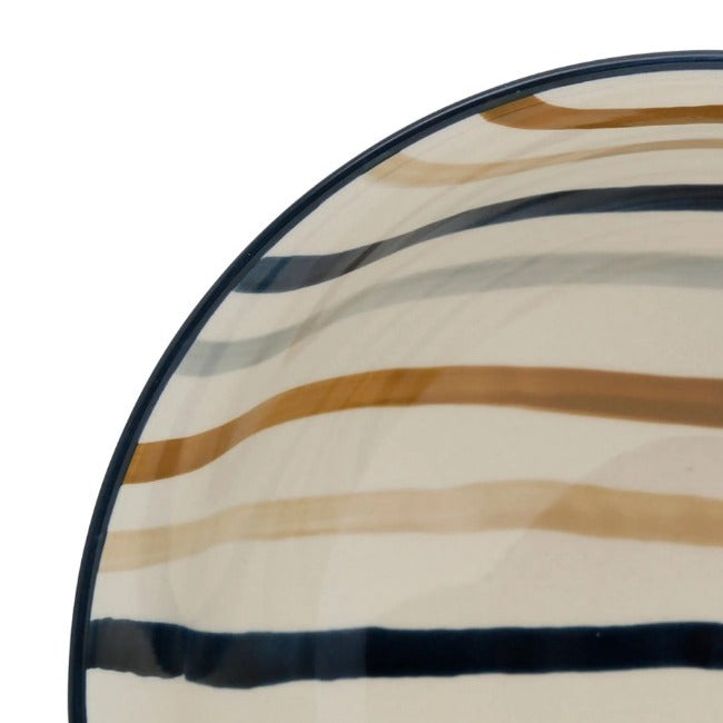 Saladier rayé blue sand SEM