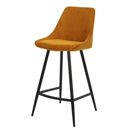 Chaise haute snack bari velours noir ZAG