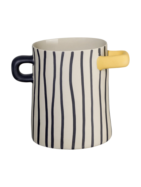 Vase rayé pois 2 anses grand modèle ASA