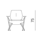 Fauteuil Polygon Prostoria Ral Et Tissu 400