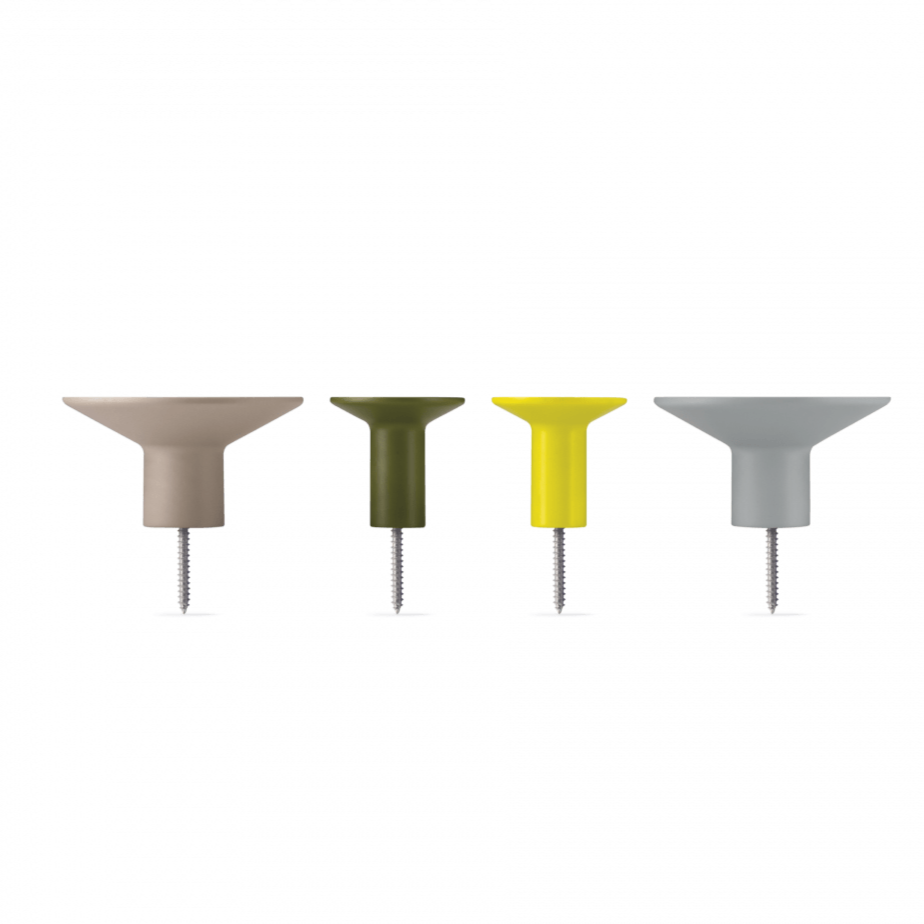 Lot 4 patères couleurs REM