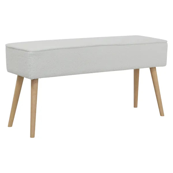 Banc popy bouclette blanc ou kaki ZAG