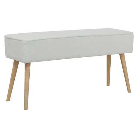 Banc popy bouclette blanc ou kaki ZAG