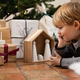 Crèche petit modèle maison 3 figurines RAD