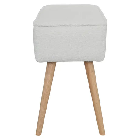Banc popy bouclette blanc ou kaki ZAG