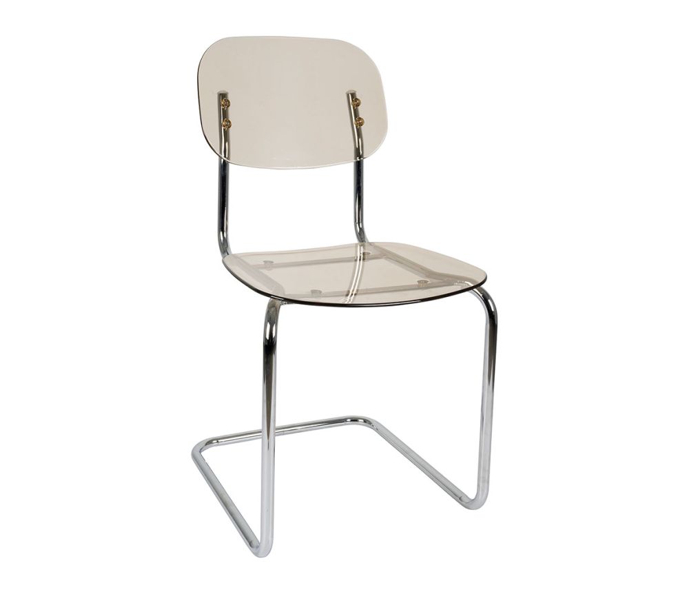Chaise seventies fumée plexi SEM