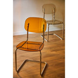 Chaise seventies fumée plexi SEM