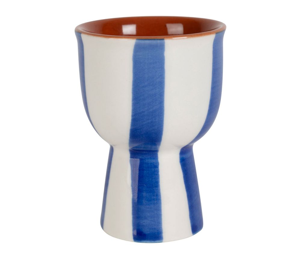 Coquetier grès rayé SEM