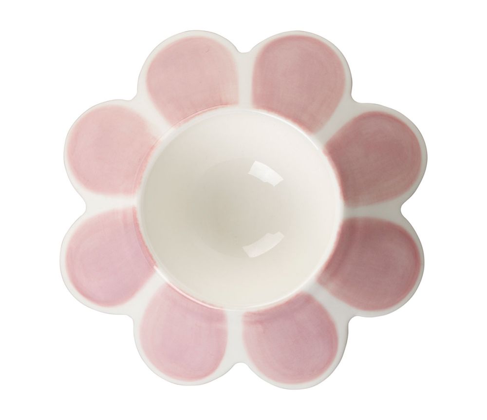 Coquetier céramique fleur SEM