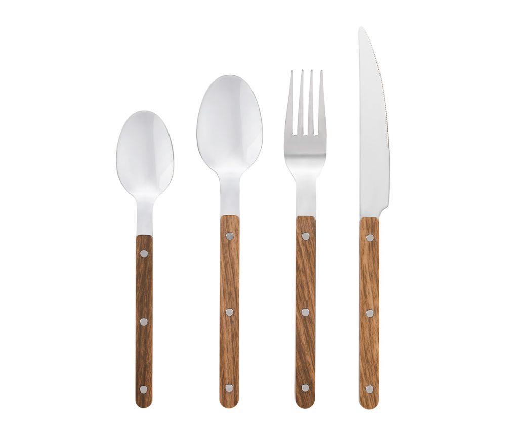 Couverts manche effet bois à l'unité COT