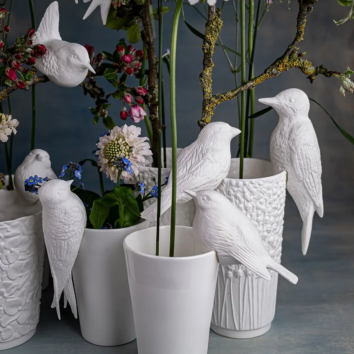 Déco oiseau blanc KLA