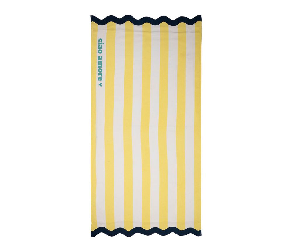 Serviette de plage à rayures SEM