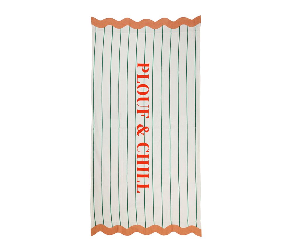 Serviette de plage à rayures SEM