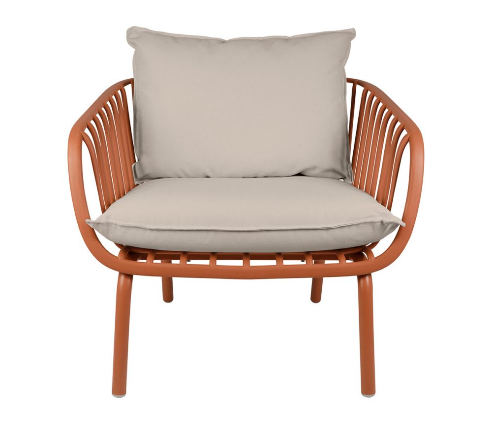 Fauteuil extérieur Milu terracotta SEM