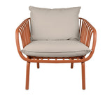 Fauteuil extérieur Milu terracotta SEM